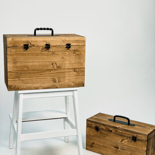Wooden Wet Plate Travel Box Kolodium