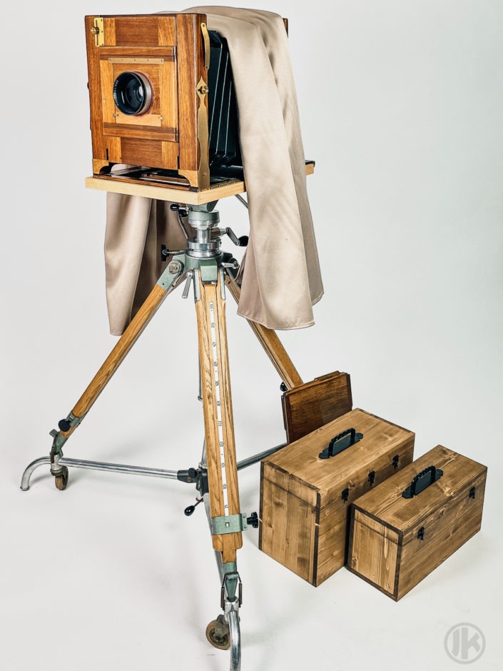 Wooden Wet Plate Travel Box Kolodium
