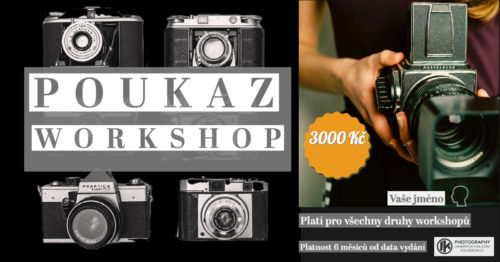 Poukaz foto workshop 3000 Kč